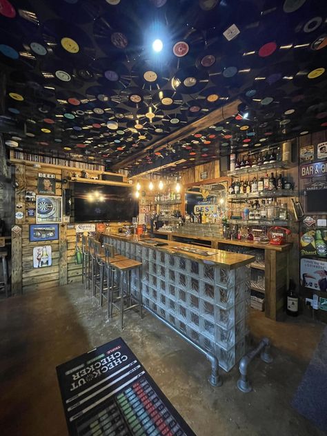 Finally, a place where adulting feels like a reward. 😜   Check out all these amazing home bars for your man cave inspiration! 🤩🍻 Dive Bar Ideas, Man Cave Inspiration, Home Bars, Dive Bar, Bar Interior, Amazing Home, Beer Bar, Bar Ideas, Your Man