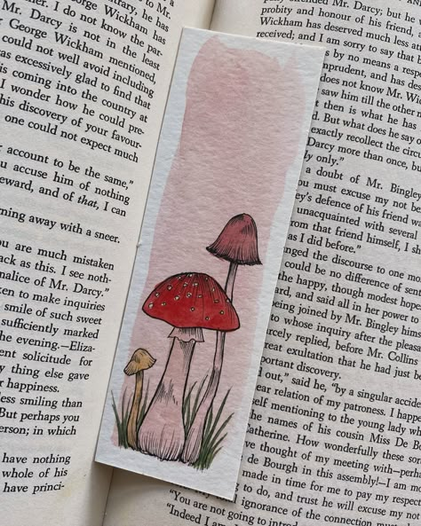 More bookmarks! Check out the link in my story or bio🍂🎃🍁🍄 . . . . . #bookmarks #handmadebookmarks #autumn #autumnvibes #autumnbookmarks #fallbookmarks #bookwormgifts #bookworm #bookwormproblems #bookaccessories #bookwormlife #watercolorbookmarks #bookmarksonetsy #giftsonetsy #bryontalleyart Bookmarks Handmade Drawing, Watercolor Bookmark Ideas, Stuff To Do In Summer, Bookmarks Painted, Bookmarks Autumn, Future Journal, Mushroom Bookmark, Book Mark Ideas, Bookmarks Watercolor