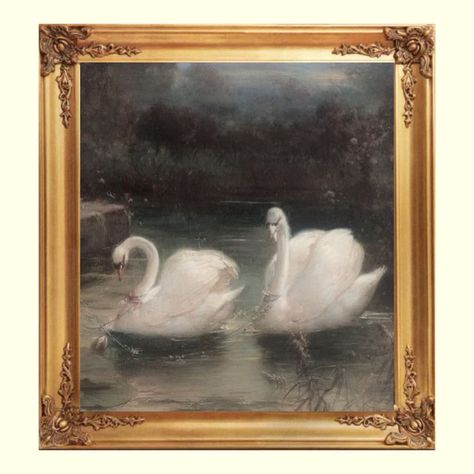 Regency Era Aesthetic Painting, Old Money Painting Ideas, Old Money Room Decor Ideas, Old Money Painting Aesthetic, Swan Painting Aesthetic, Classicism Aesthetic, Old Money Painting, 1960s Paintings, Old Money Art