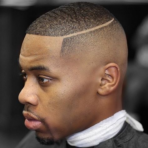 Fade With Part, Top Fade Haircut, Fade Haircut Styles, Black Men Haircut, Waves Haircut, Brush Cut, Low Fade Haircut, Black Men Haircuts, Mens Haircuts