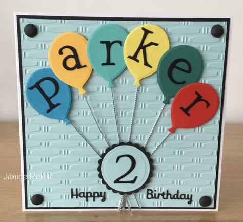 Make Birthday Cards, Rainbow Birthday Card, Stampin Up Birthday Cards, Old Birthday Cards, Birthday Card Craft, Homemade Birthday Cards, 1st Birthday Cards, Get Crazy, Birthday Cards For Boys