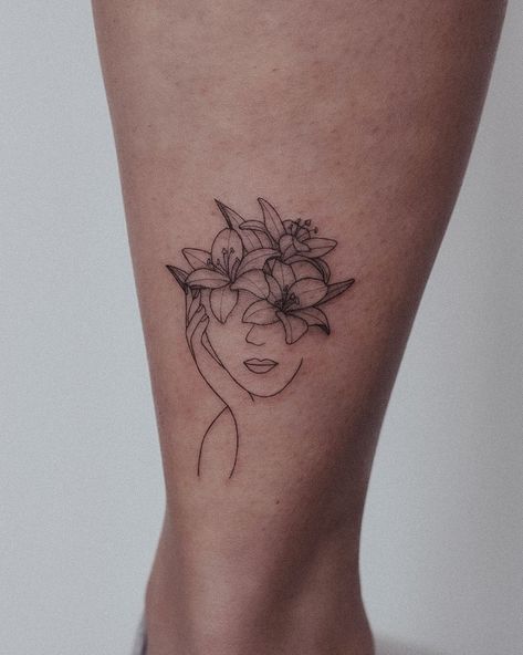 Floral Goddess Tattoo, Tattoo For Female, Floral Goddess, Chic Tattoo, Goddess Tattoo, Tattoos For Women, Flower Tattoo, Tattoos, Floral