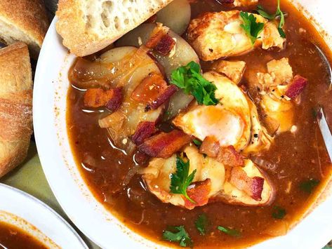 North Carolina Fish Stew - Hummingbird Thyme North Carolina Fish Stew, North Carolina Recipes, Carolina Recipes, New Orleans Bbq Shrimp, Soup And Bread, Fish Stew Recipes, Sunday Cooking, Feast Of The Seven Fishes, Rock Fish