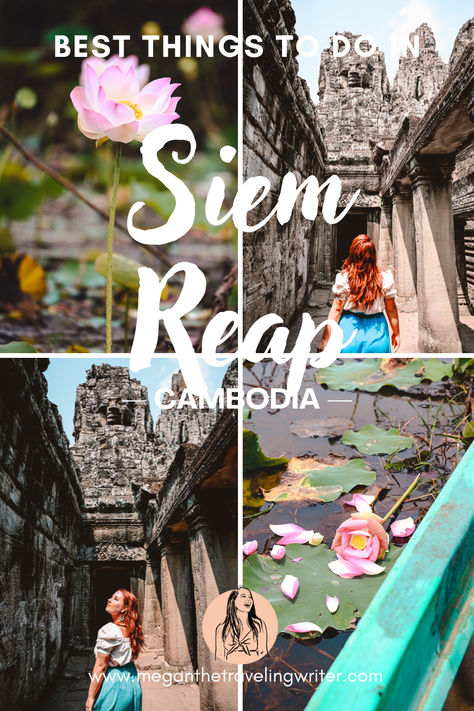 Siem Reap is known for its breathtaking temples and ancient ruins, but there’s more to Siem Reap than just Angkor Wat. With serene natural beauty, vibrant culture, and rich history, it has become one of the most popular tourist destinations in Southeast Asia. So, if you are planning to visit this beautiful place, here are some of the best things to do in Siem Reap. Siem Reap Cambodia, Siem Reap, Angkor Wat, I Want To Travel, Ancient Ruins, Angkor, Beautiful Place, Thailand Travel, Tourist Destinations