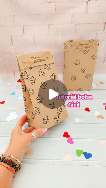 Diy Packaging Ideas, Packaging Tutorial, Diy Packaging, Paper Bag Design, Packaging Diy, Scrapbook Gift, Craft Packaging, Instagram Tutorial, Craft Box