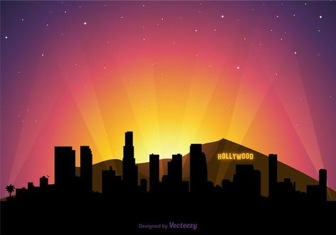 Halloween Magazine, Skyline Silhouette, Seattle Skyline, Vector Art, Art Images, Northern Lights, Template Design, Vector Free, Royalty Free