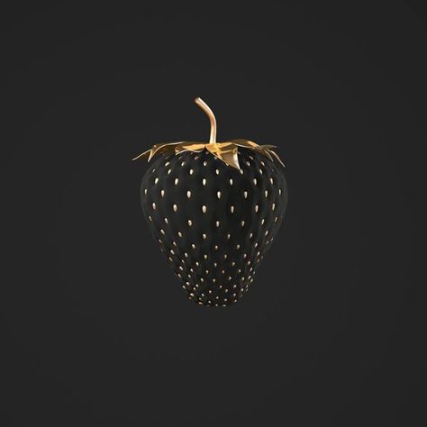 The Berry…. One of the common expressions, amongst… | by Diem Jones | Medium Gold Graphic Design, Black Strawberry, Graphic Desi, Printable Bridal Shower Games, Black Gold Jewelry, Gold Aesthetic, Types Of Photography, Black White Photos, Portrait Girl