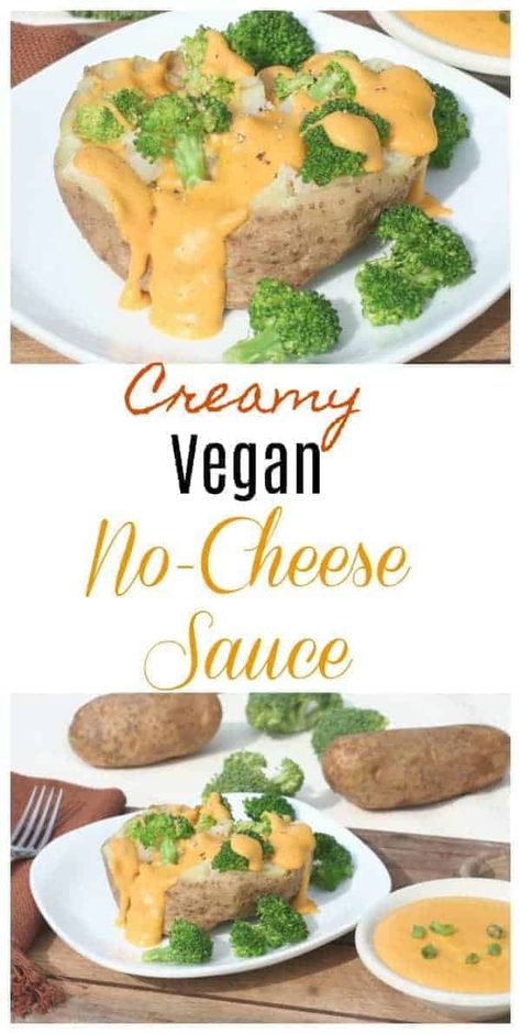 I use this cheese sauce for everything--nachos, tacos, pizza, baked potato and steamed veggie topping, and so much more! Plant Based Baked Potato, Cheese For Pizza, Tacos Baked, Tacos Pizza, Vegan Cheese Sauce Recipe, Pizza Tacos, Best Vegan Cheese, Healthy Mouth, Plant Based Cheese