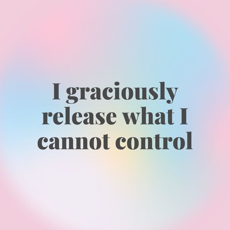 Creative Affirmations, Universe Expanding, Release Control, I Cannot Control, Affirmations For Confidence, Aura Quotes, Spirituality Affirmations, Positive Quotes For Life Motivation, Affirmations For Happiness