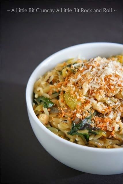 Parmesan Orzo, Orzo Recipes, Vegetable Side Dishes Recipes, Meatless Main Dishes, Roasted Brussel, Brussel Sprout Salad, Vegetarian Entrees, Cooking 101, Roasted Brussel Sprouts