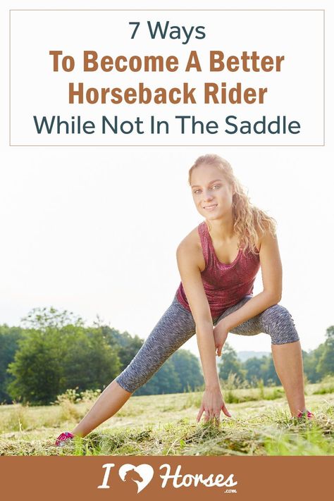 When you aren't able to go visit the barn and ride your horse, there are ways you can become a better rider from home. Check out these 7 exercises you can do to become a better rider when you're back in the saddle. Exercises For Horse Riders, Workouts For Horseback Riders, Exercises For Horseback Riders, Horse Riding Workouts, Exercises For Equestrians, Workout Binder, Careers List, Equestrian Workout, Equestrian Fitness