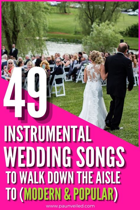 Instrumental Music For Wedding Ceremony, Songs For Walking Down The Aisle Wedding, Violin At Wedding Ceremony, Acoustic Guitar Wedding Ceremony, Songs For Groomsmen To Walk Out To, Wedding Songs Taylor Swift, Music To Walk Down The Aisle, Groom Entrance Song Ceremony, Pop Punk Wedding Songs