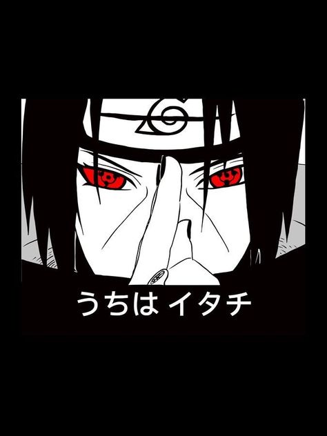 Itachi Uchiha Symbol, Itachi Uchiha Tshirt Design, Uchiha Clan Symbol, Anime Decals, Anime Shirts, Beach Sunset Wallpaper, Itachi Uchiha Art, Uchiha Clan, Cool Anime Guys