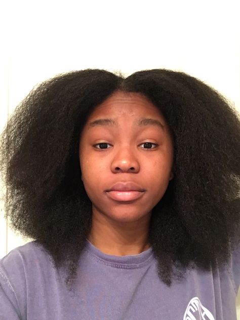 Blown Out Black Hair, Blowout On Natural Hair, Blown Out Hair, Natural Hair Blowout, Blowout Hair, Queen Hair, Coily Hair, Silk Press, Long Natural Hair