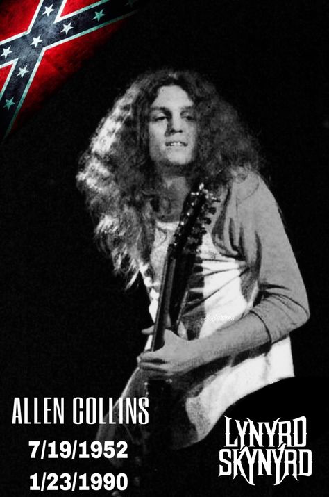 Allen Collins Lynyrd Skynyrd, Steve Gaines, Rickey Medlocke, Guitar Legends, Allen Collins, Gary Rossington, Lynyrd Skynyrd Band, Ronnie Van Zant, Lynyrd Skynyrd