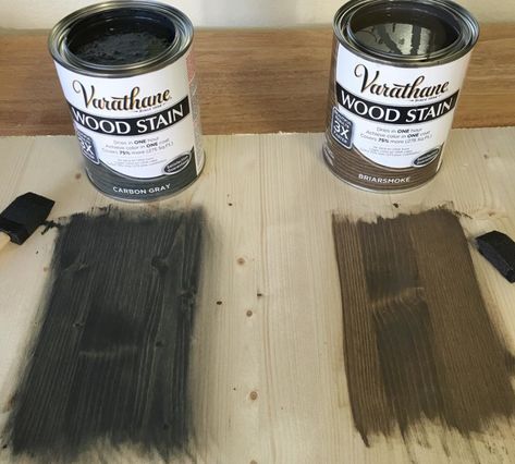 Learn how to get the perfect stained finish on furniture with this quick and easy-to-follow how-to video by www.shanty-2-chic.com How To Stain Wood, Varathane Wood Stain, Grey Stained Wood, Staining Furniture, Stain Wood, Shanty 2 Chic, Floor Stain, Wood Pallet Wall, Wood Stain Colors