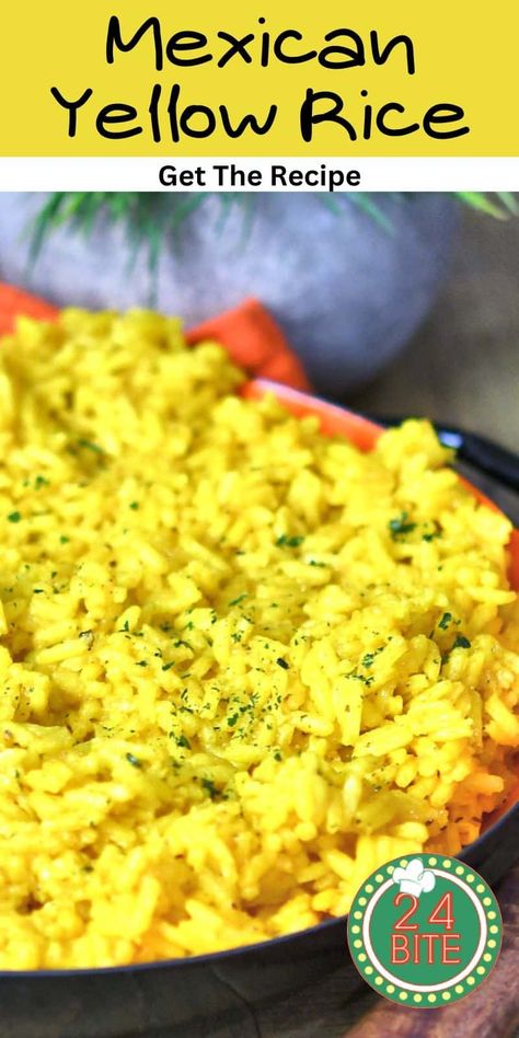 Easy Spanish Yellow Rice Recipe, Yellow Rice Mexican, Yellow Mexican Rice Recipe, Yellow Rice With Corn, Diy Yellow Rice, Yellow Spanish Rice Recipe, Goya Yellow Rice Recipe, How To Make Yellow Rice, Yellow Rice Recipe Spanish