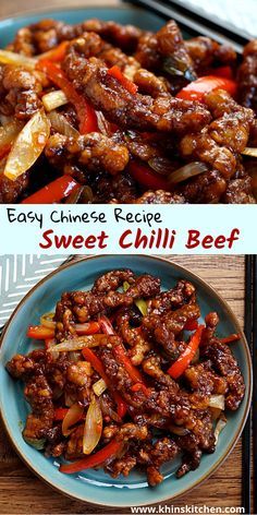 Sweet Chili Beef Stir Fry, Sweet Chilli Beef, Sweet Chili Sauce Recipe Dinners, Bejing Beef Recipe, Sweet Chili Beef, Crispy Chili Beef, Chinese Beef Recipes, Crispy Chilli Beef, American Chinese Food