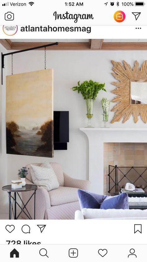 Conceal Tv, Alcove Desk, Melanie Turner, Melanie Turner Interiors, Hide Tv, Coastal Calm, Beam Ceiling, Hidden Tv, Sculptural Furniture