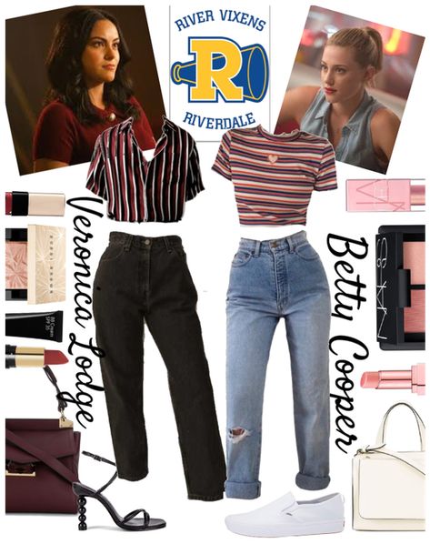 Betty Cooper Outfits Riverdale, Riverdale Outfits Betty, Riverdale Betty Outfits, Betty Riverdale Outfits, Riverdale Aesthetic Outfits, Betty Cooper Inspired Outfits, Riverdale Outfits Veronica, Tv Show Outfit Inspiration, Netflix Inspired Outfits