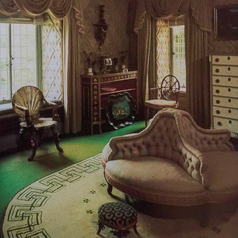 Edward James' Monkton House 1930's | West Dean, England Monkton House, Chinoiserie Interior, 19th Century England, Traditional Chic, Bognor Regis, French Colonial, English Furniture, Interesting Buildings, Chichester