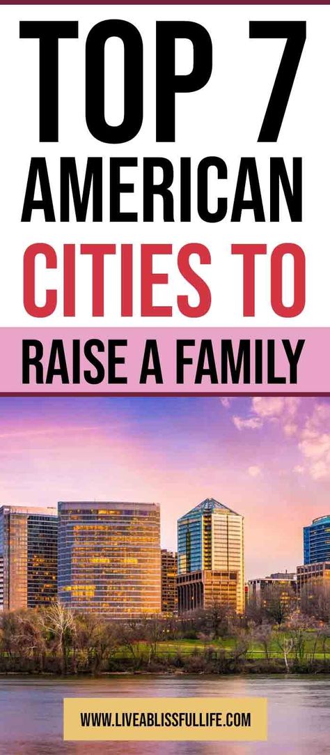 Where in the US can you raise a family? Here are some of the top American cities to raise a family. | If you've ever wondered, What is the best city in America to raise a family?, check out our list of the best cities in the US to raise a family. #kids #parentsin #parenting Places To Move To In The Us, Best Cities To Live In Us, Best City, Places In America, Family Trips, Free Vacations, Overland Park, Medical University, Best Places To Live