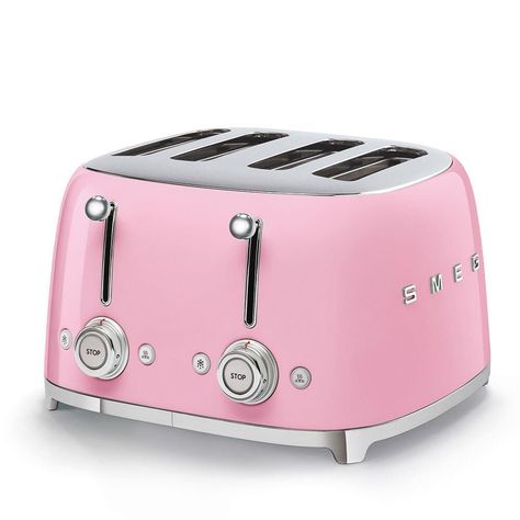 Pink smeg fridge