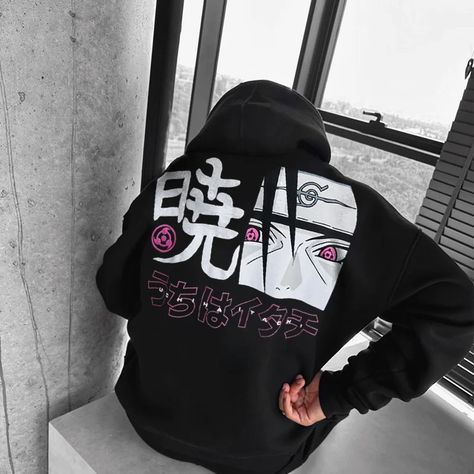 Itachi Uchiha Men's Oversized Hoodie Sleeve Placket, Oversize Sleeves, New Dragon, Casual Home, Home School, Itachi Uchiha, Oversized Hoodie, Oversize Hoodie, Design Elements