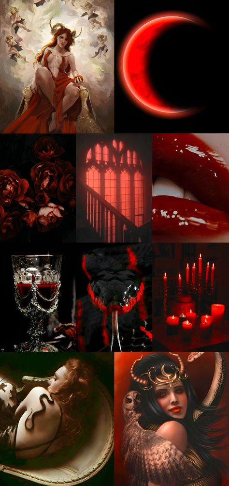 Lilith Colors, Daughter Of Lilith Aesthetic, Goddess Lilith Aesthetic, Lilith Art Goddesses, Matriarchy Aesthetic, Lilith Goddess Offerings, Lilith Moodboard, Trinity Wallpaper, Mother Lilith