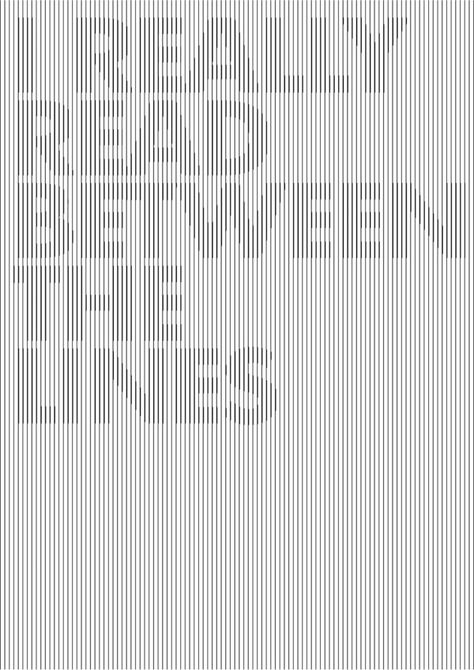 Reading Between The Lines, Vertical Lines, Design Typography, Piece Of Me, Optical Illusions, Line Design, Typography Design, Cyberpunk, Wise Words