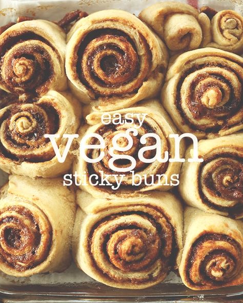 Vegan Sticky Buns, Easy Sticky Buns, Coconut Dessert, Vegan Cinnamon Rolls, Minimalist Baker, Lazy Weekend, Brownie Desserts, Sticky Buns, Oreo Dessert