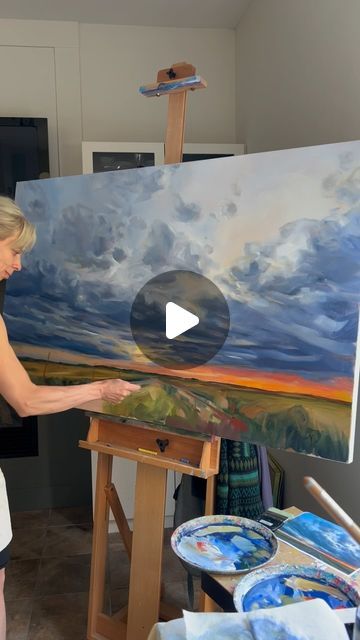 Jodi Miller Fine Art on Instagram: "To dream, when sunset comes 
and we are reminded of passing time, 
memories blurring into today 
and a sense of calm settles over us. 

I love that I get to capture these feelings 🥰

When All Is Calm, 36 x 60in, acrylic on canvas
Available 

Jodi Miller Fine Art | Contemporary Large Scale Landscape Painting 

#contemporarypainting #galleryart #canadianartist #wideopenspaces #bigsky #sunsetpainting" All Is Calm, Art Landscapes, Impressionist Paintings, Sunset Painting, Art Contemporary, Big Sky, Canadian Artists, Contemporary Paintings, Landscape Painting