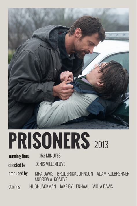 Prisoners Polaroid Poster, The Prisoners Movie, Her Polaroid Poster, Prisoners Movie Aesthetic, Prisoner Movie, Prisoners Movie Poster, Prisoners Poster, Prisoners Movie, Minimalist Film Posters