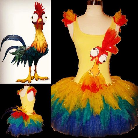 Tutu Factory™ USA on Instagram: “Special request: HeiHei for Disney Wine & Dine. #HeiHei  #moana #disneywineanddine  #runsintutus #tutufactory, #rundisney2018 #yellowtutu…” Heihei Costume, Heihei Moana, Princess Half Marathon Costumes, Disney Running Outfits, Princess Running Costume, Disney Half Marathon, Disney Races, Disney Princess Half Marathon, Run Disney Costumes