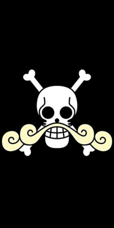 Roger Pirates One Piece, Gold Roger One Piece, One Piece Roger, Roger One Piece, Roger Pirates, Beard Logo, Flag Drawing, Dragon Ball Z Iphone Wallpaper, One Piece Logo