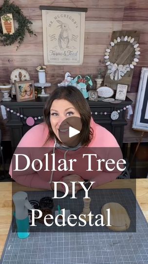 12K views · 236 reactions | Dollar Tree DIY - Pedestal/Riser - Comment VIP

#diydecor #diycrafts #diy #creativesarah #dollartreedecor #dollartreeobsessed #dollartreecraft #dollartreehaul #dollartreediy #dollartreecrafts #dollartreehacks #dollartreefinds #dollartree | Creative Sarah at Home | Creative Sarah at Home · Original audio Tree Riser, Diy Pedestal, Dollar Tree Haul, Dollar Tree Hacks, Dollar Tree Finds, Dollar Tree Decor, Tree Diy, Dollar Tree Crafts, Dollar Tree Diy