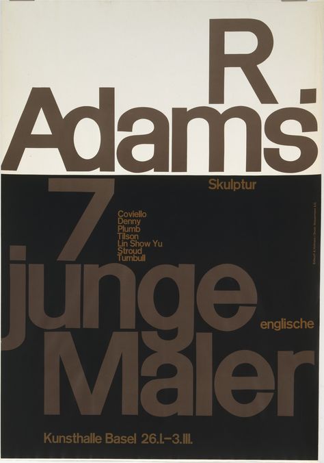 Armin Hofmann, International Typographic Style, Typography Images, Design Layouts, Swiss Design, Typography Poster Design, Typography Inspiration, Design Graphique, Basel