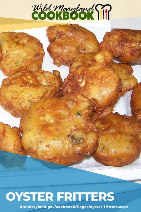 Oyster Fritters
Submitted by Bernadette Gesser Oyster Patties Recipe, Oyster Fritters Recipes, Fried Oyster Recipes, Oyster Dishes, Oyster Stuffing, Baked Oyster Recipes, Oyster Recipe, Cookbook Pages, Canned Oysters