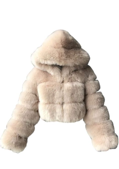 This is one of my best things ive purchased! Soooo soft and cute. Winter People, Winter Faux Fur Coat, Cropped Zip Up Hoodie, Lady Jacket, Faux Fur Hooded Jacket, Womens Faux Fur Coat, Elegante Y Chic, Cropped Coat, Cardigan Vintage