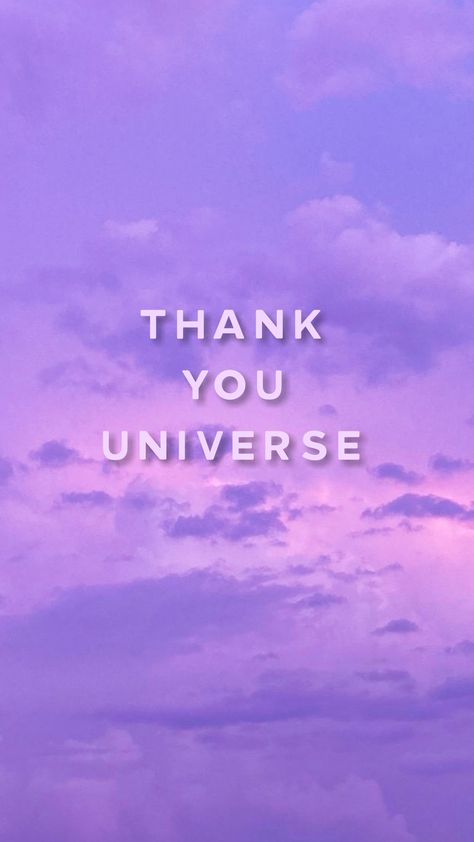 Thank U Universe Wallpaper, Purple Vision Board Wallpaper, Purple Universe Wallpaper, Thank You Universe Wallpaper, Thank You Universe, Vision Board Purple, Thank U Universe, Purple Vision Board, Thankful Wallpaper