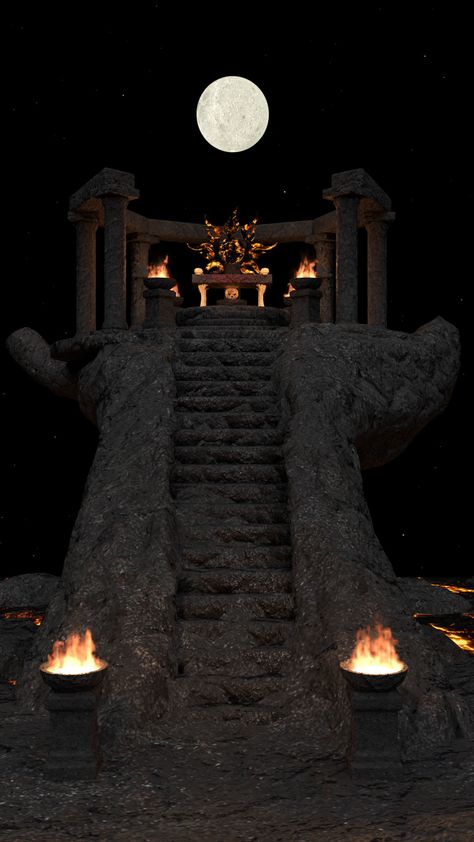 Pagan Temple Aesthetic, Sacrificial Altar Concept Art, Sacrifical Altar, Sacrifice Altar, Dark Altar, Fire Altar, Ancient Altar, Altar Aesthetic, Sacrificial Altar