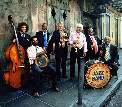 Preservation Hall Jazz Band, New Orleans Music, Preservation Hall, Americana Music, New Orleans Jazz, Group Picture, Jazz Fest, Concert Band, Jazz Band