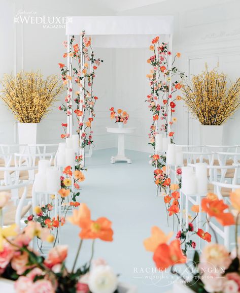 Pretty Poppies Wedding Creative - Rachel A. Clingen Wedding & Event Design Coral Wedding Ideas, Dream Destination Wedding, Design Blogs, Wedding Event Design, Wedding Toasts, Coral Wedding, Theme Color, Wedding Aisle, Color Coral