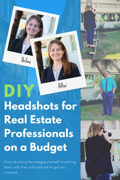 Are you a real estate agent, title agent or an investor looking to freshen up your headshot? We go over how to shoot and retouch your own images for free! DIY style. Diy Headshots, Real Estate Headshots, Title Company, Smart Woman, Estate Lawyer, Money Budget, Bright Minds, Smart Women, Headshots Professional