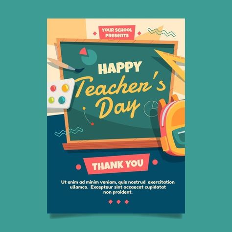 Teachers Day Poster Ideas, Teacher Day Poster Design, Teachers Day Pubmat, Poster Design Education, Teacher Day Design, Teachers Day Poster Design, School Pubmat, Teachers Day Design, Poster Education