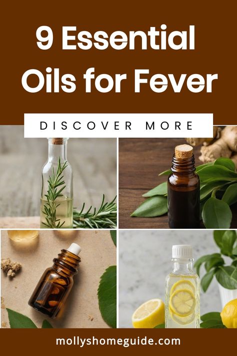 Discover the power of essential oils for fever with our DIY oil recipe. Learn How to use essential oils for fever and create a Fever roller blend at home. Whether it's for kids or adults, find the Best essential oils to bring down fever naturally. Peppermint oil is known to be effective in managing fevers - explore different Essential oil blends that can help alleviate symptoms. Say goodbye to high temperatures and explore natural remedies using Essential oils for fevers today! Fever Reducer Essential Oils, Essential Oils For Fever In Kids, Fever Remedies For Adults, High Fever Remedies, Essential Oils For Fever, Fever Blister Remedy, Blister Remedies, Natural Remedies For Fever, Esential Oils