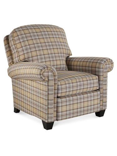 Andrew recliner in plaid 8312-73 fabric, Broyhill; broyhillfurniture.com for stores $750 US Best Recliner Chair, Small Recliners, Parks Furniture, Living Room Recliner, Cheap Chairs, Leather Recliner, Take A Seat, A Chair, Reclining Sofa