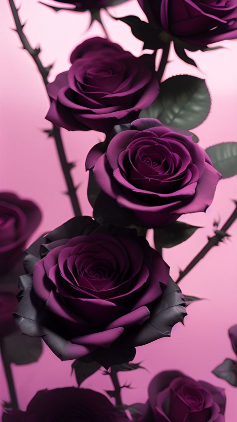 Pink And Violet Aesthetic, Really Cool Backgrounds, Purple Roses Wallpaper, Floral Wallpaper Iphone, Beautiful Butterflies Art, Wallpaper Iphone Neon, Lovely Flowers Wallpaper, Abstract Floral Art, Cute Flower Wallpapers