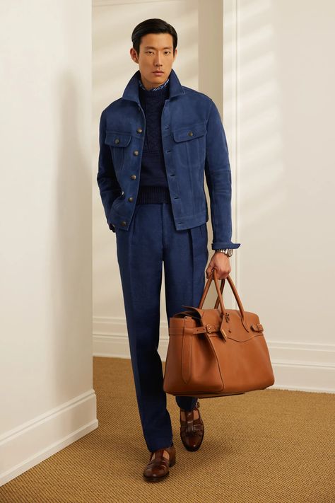 New England Mens Style, Ralph Lauren 2024, Ralph Lauren Lookbook, Ralph Lauren Milan, Ralph Lauren Style Men, Menswear 2024, Ralph Lauren Purple Label Men, Chic Ootd, Ralph Laurent