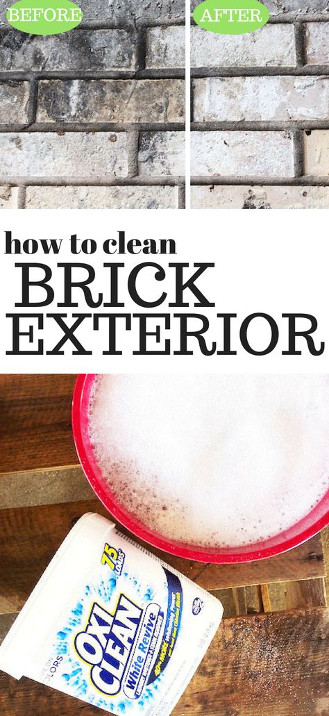 Refresh Brick Exterior, How To Paint Brick Exterior, Cleaning Brick Exterior, How To Lighten Brick Exterior, How To Clean Bricks Outside, How To Clean Brick Exterior, How To Clean Brick Steps, Cleaning Brick Patio, Brick Cleaner Outdoor